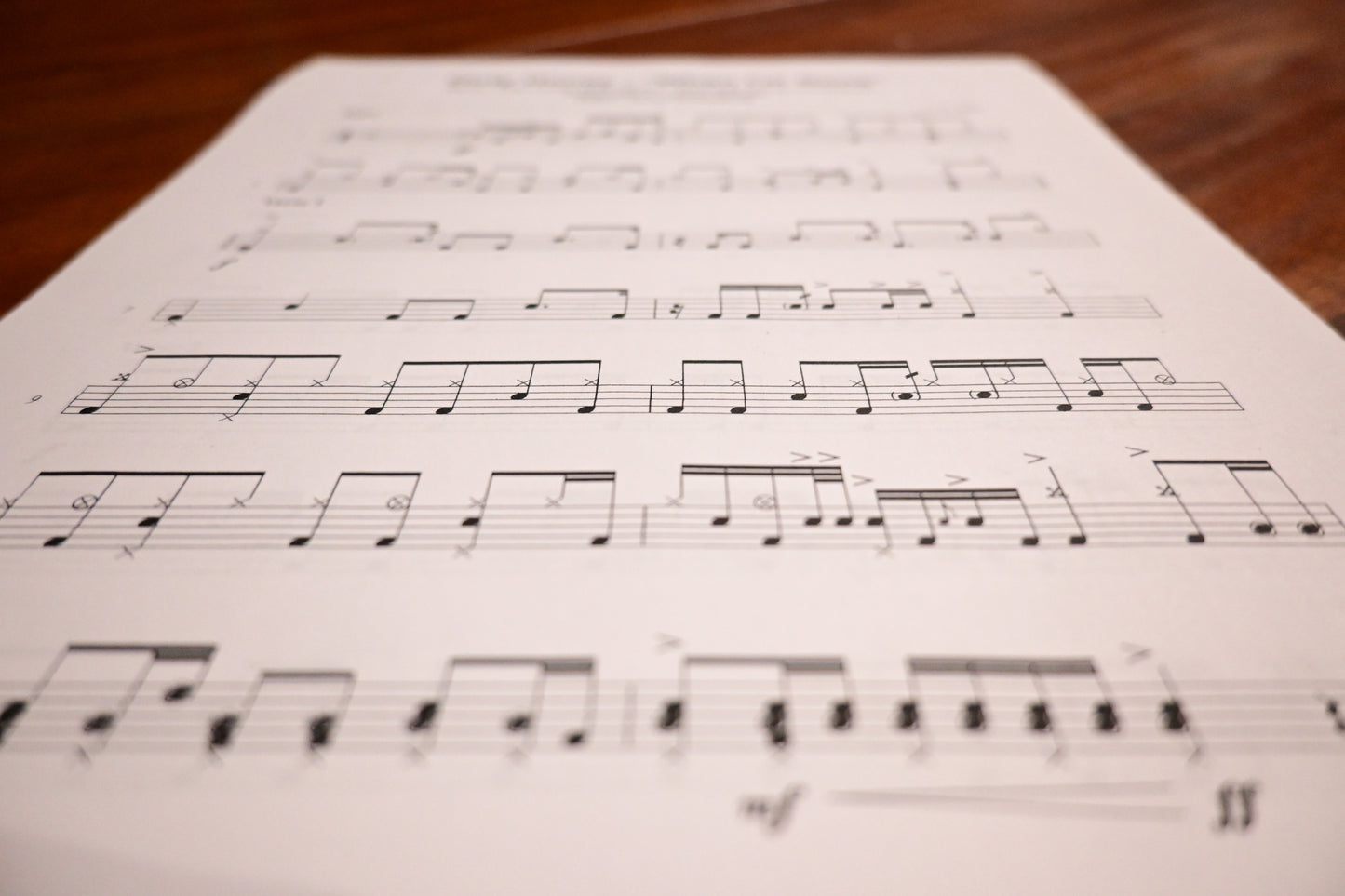 Dirty Honey - When I'm Gone - Drum Transcription